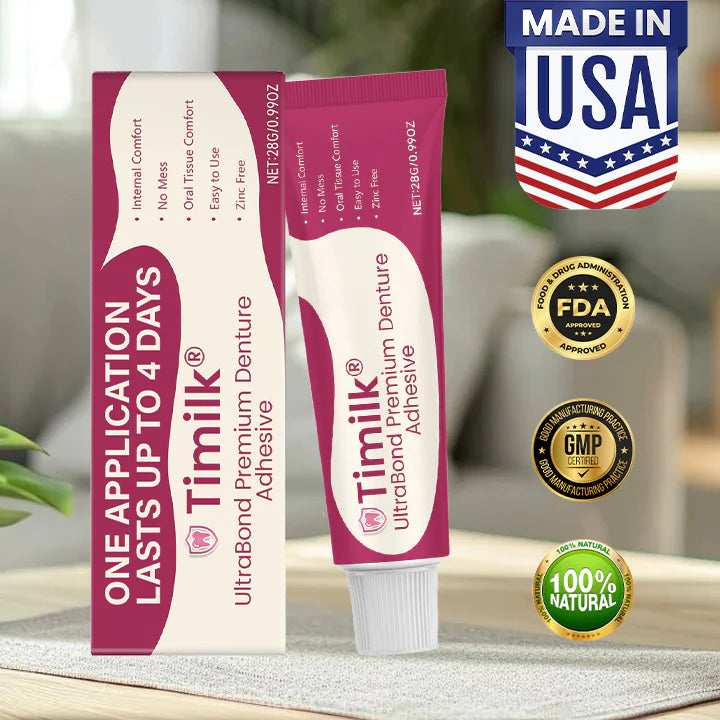 Timilk® UltraBond Premium Denture Adhesive