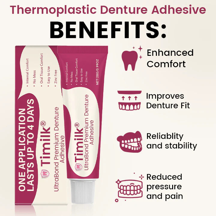 Timilk® UltraBond Premium Denture Adhesive