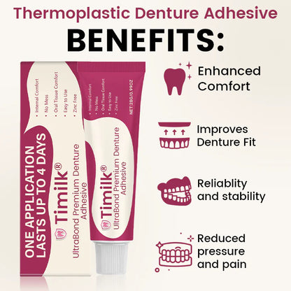 Timilk® UltraBond Premium Denture Adhesive